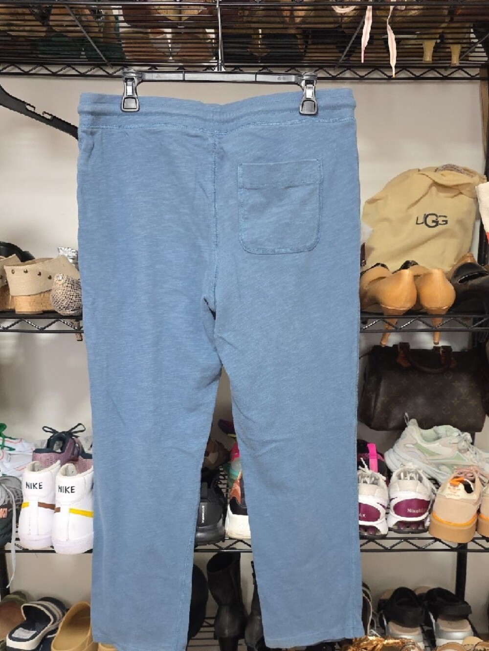GAP Light Blue Drawstring Track Pants - Picture 2 of 2